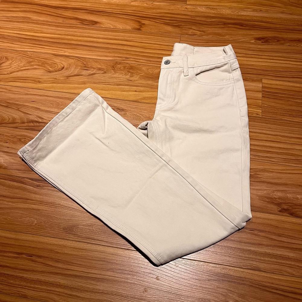 brandy melville cream brielle pants